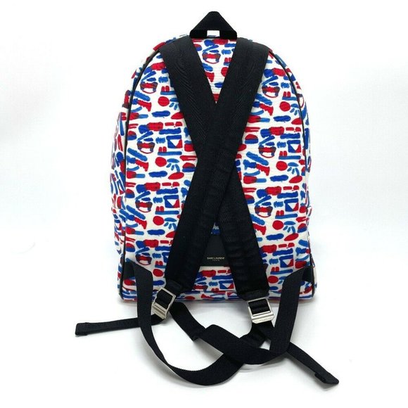 Authentic SAINT LAURENT PARIS 326865 Multi total pattern Backpack-Bag main image 4